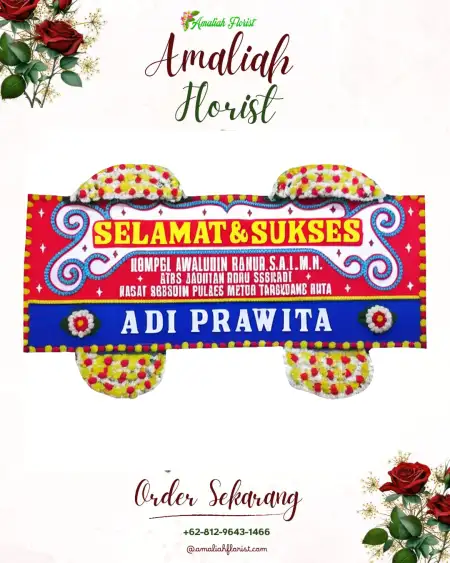 Papan Bunga Ucapan Selamat Padakembang